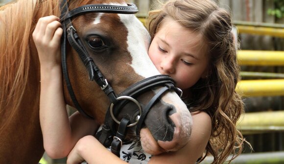 Pony riding at the Hintnerhof