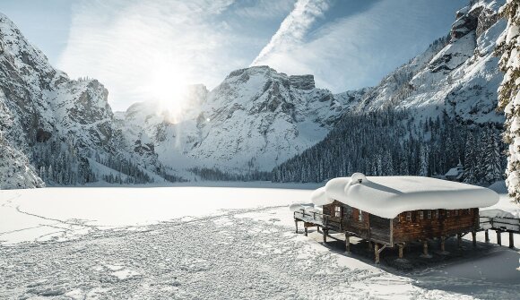 Dolomiten-Skitour am Pragser Wildsee