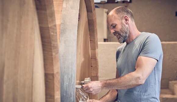 Degustazione dai contadini del vino