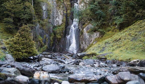 Wanderung zum Moasl-Wasserfall