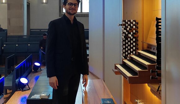 Giacomo Gabusi at the Metzler organ
