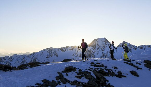 Scialpinismo notturno in Val Senales