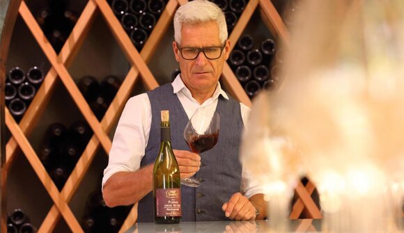 Weinprobe am Stroblhof