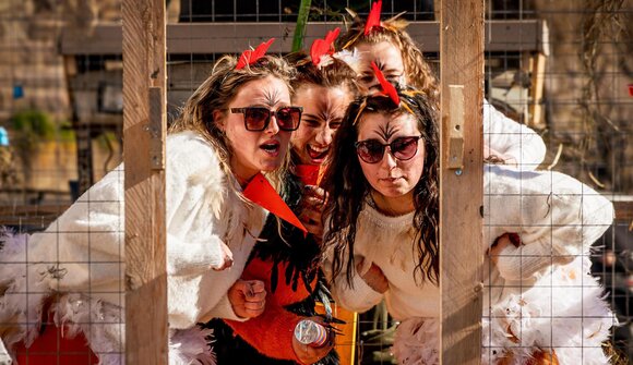 Faschingsumzug in Völser Aicha