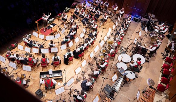 Concert by the Villabassa town band