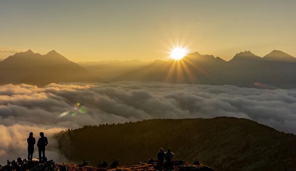 Sorgere del sole allo Speikboden