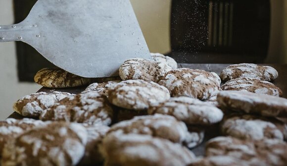 Brotbacken auf dem Bauernhof