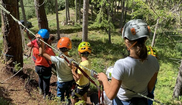 Kids climbing and Zipline for kids