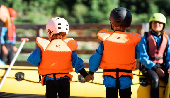 Rafting auf der Etsch - Familie