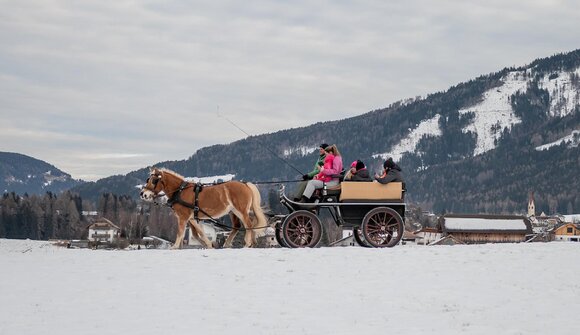 Winterromantik: Kutschfahrt durch Olang
