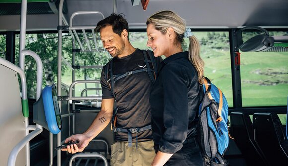 Mountain bus Magdfeld return