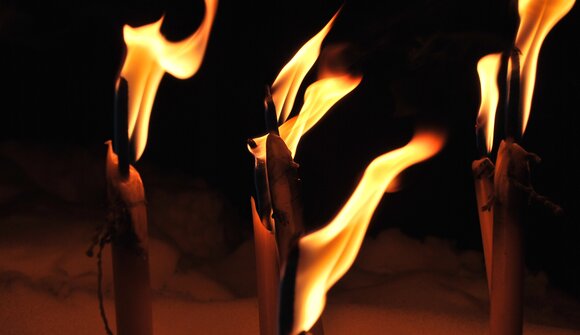 Fackelwanderung an Silvester