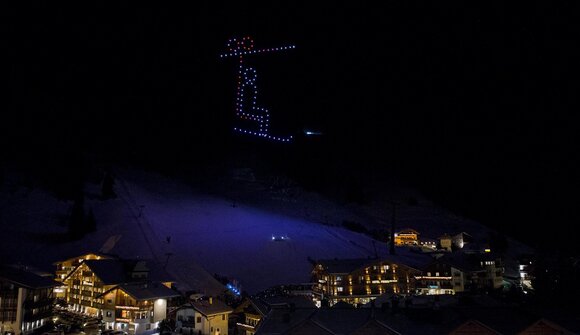 Spettacolo di droni per Capodanno