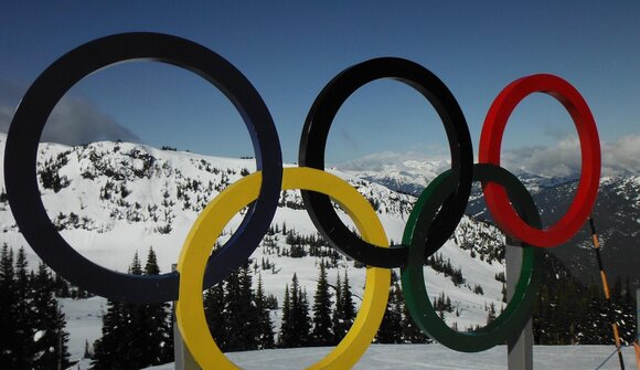 Enthüllung der Olympiatafeln