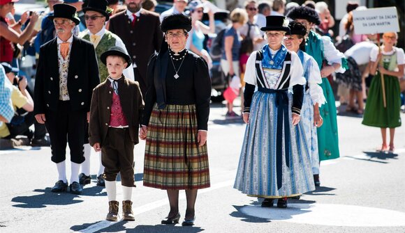 Folklore parade: the Ladin valleys