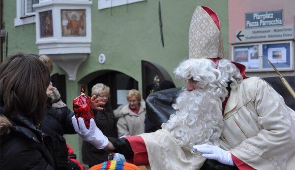 Saint Nicholas parade in Chiusa