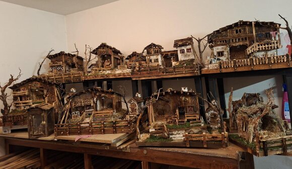 Nativity scene exhibition in Welsberg