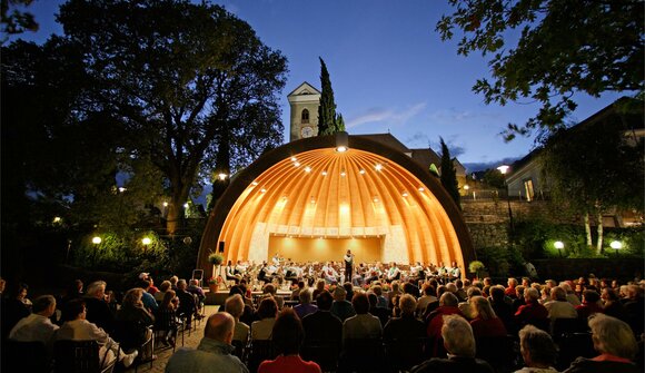 Concerto della banda musicale Scena