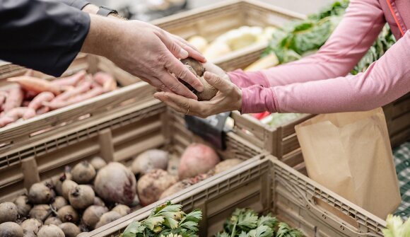 Farmers Market in Naturno