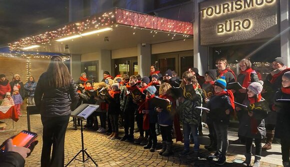 The child choir in concert