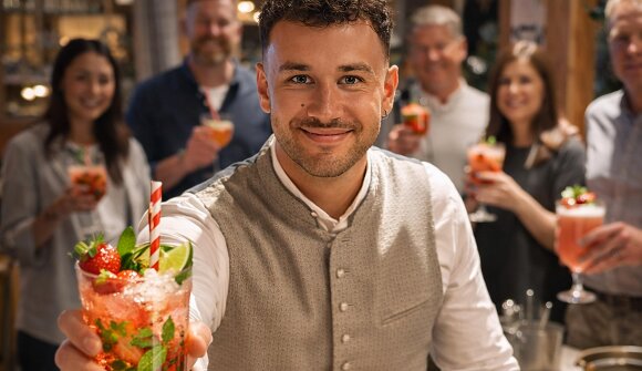 Corso di cocktail alla fragola