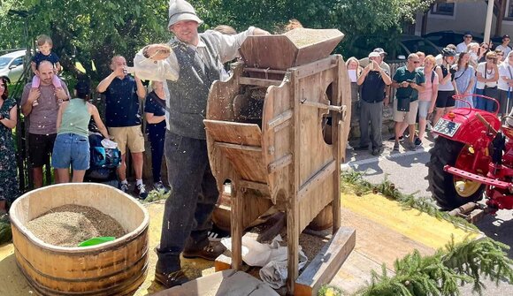 Festa del paese a Tesido