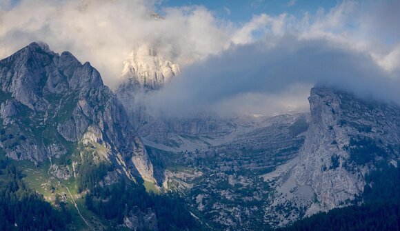 Ammirando le Dolomiti