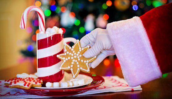 Babbo Natale vien del cielo