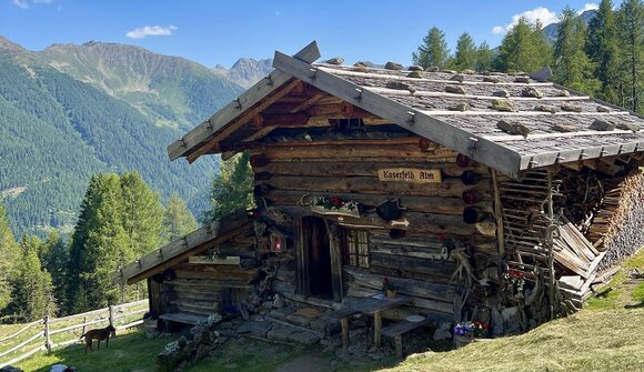 Colazione in montagna della Val d'Ultimo