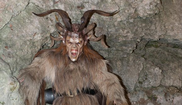 Krampus parade in Margreid