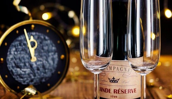 Silvesterparty auf dem Kirchplatz