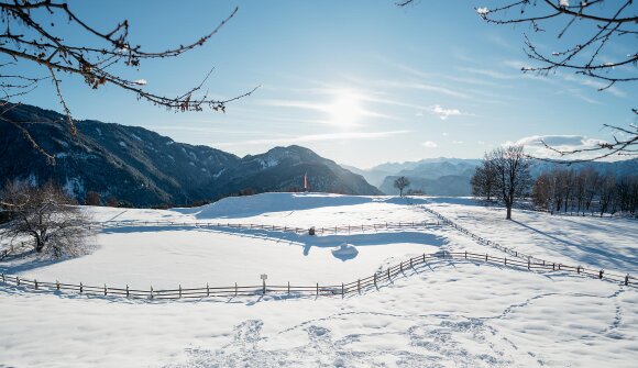 Winter magic on the Cisloner Alm