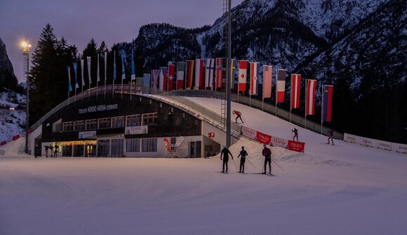 Nachtlanglaufen in Toblach