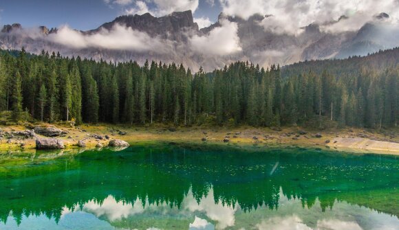 Die Anfänge des Tourismus - Karersee