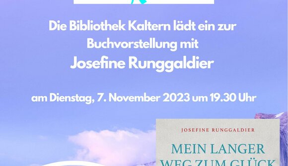 Buchvorstellung: Josefine Runggaldier