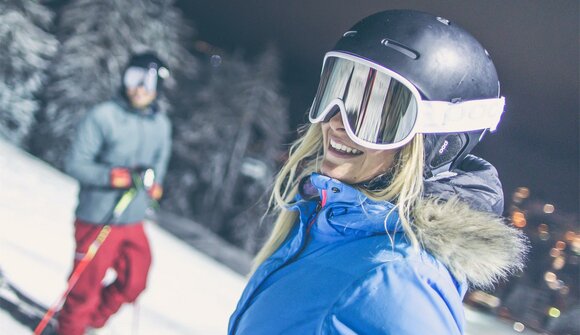 Torchlightskiing in Braies