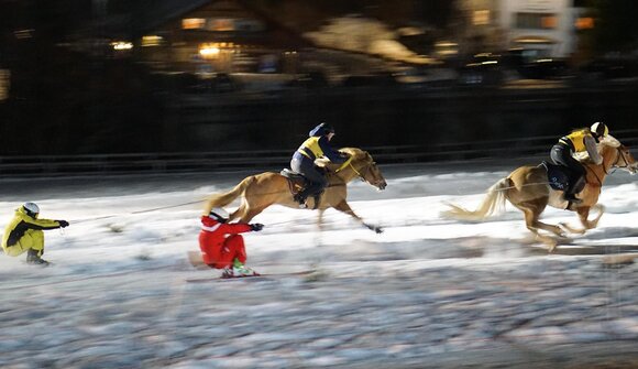 Dolomites Val Gardena Skijöring