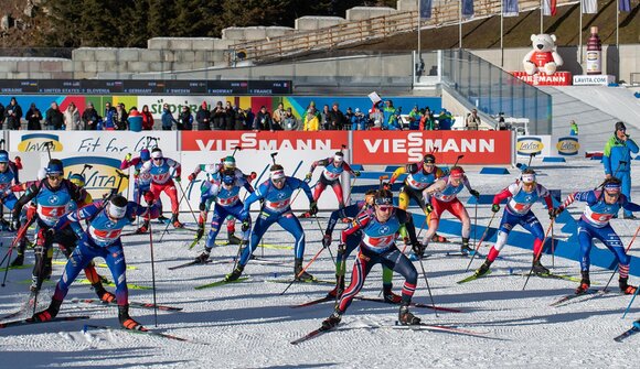 Olympia: Biathlon Massenstart Männer