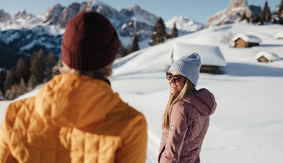 Schneeschuhwanderung am Valparola Pass