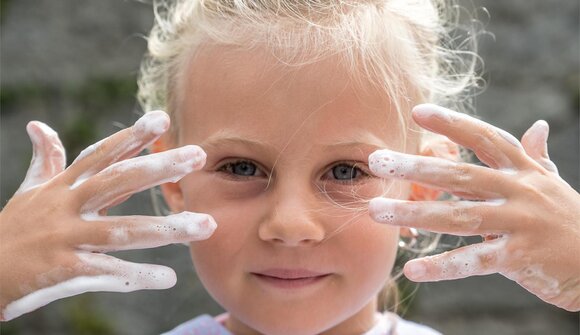 Fantasiosi fiori primaverili in feltro