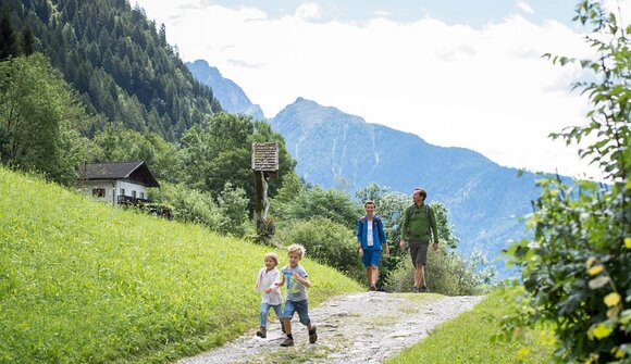 Alla malga di Pinalto in Val Senales