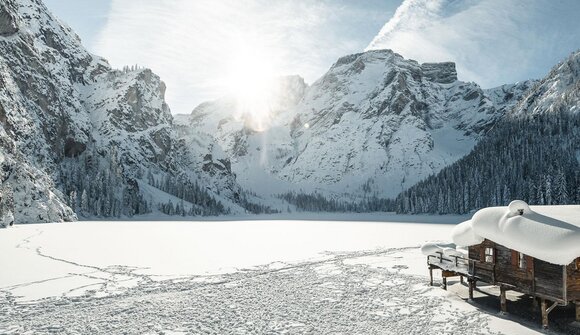 Skitour am Pragser Wildsee