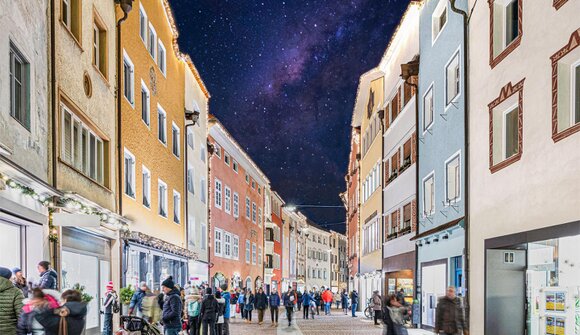 Stadtführung Bruneck im Winter