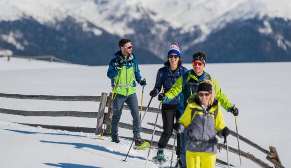 Easy snowshoe walk