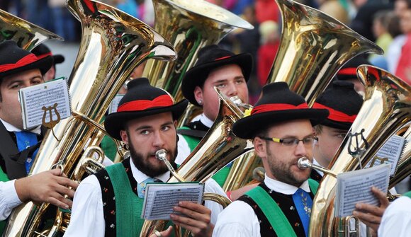Easter concert by Parcines town band