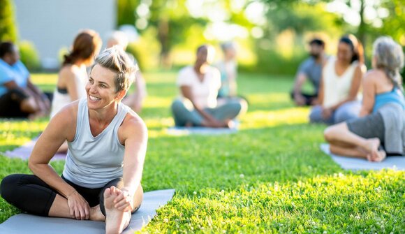 Pilates all'aria aperta
