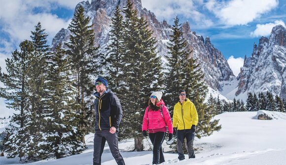 Escursione invernale e divertimento