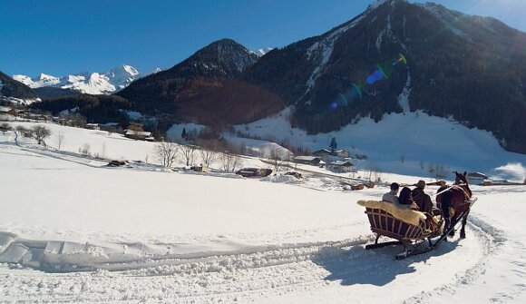 Horse sleigh ride - Klausberg