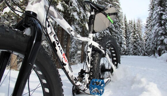 Snow biking Alta Badia