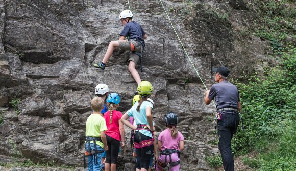 Corso d'arrampicata per bambini